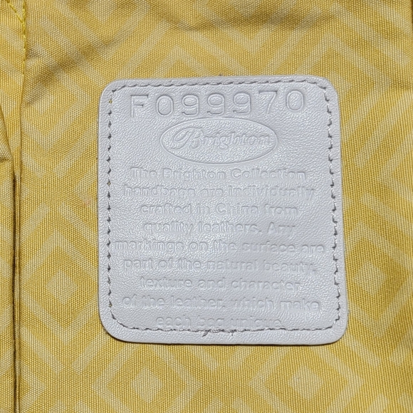 Brighton Cabana Leather Crossbody Bag With Hidden Wallet - Picture 10 of 13